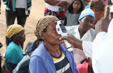 Acceso a la atención ocular de la población rural de Mozambique