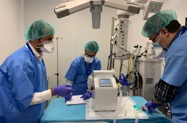 Respiradores para salvar vidas