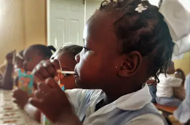 Atención nutricional a niños y niñas en Haití