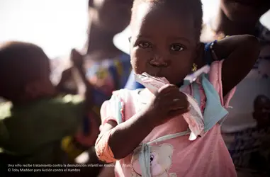 Acción humanitaria para la desnutrición infantil en África