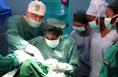 Mejora de la salud ocular en Mozambique