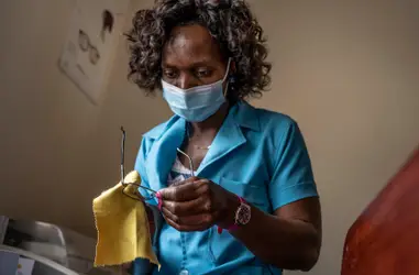 Atención ocular a la población rural en Mozambique