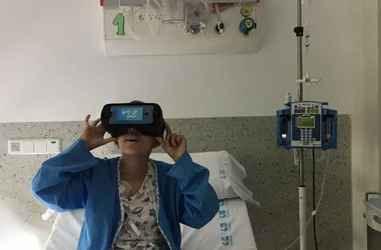 Realidad virtual para niños y adolescentes con cáncer