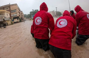 Emergencia inundaciones en Libia