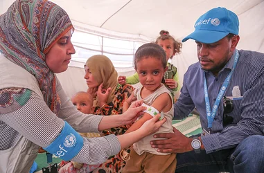 Nutrición infantil en Siria