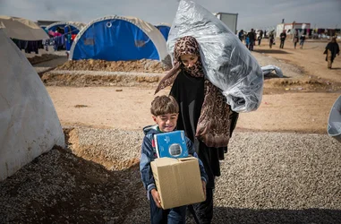 Protección y asistencia a la población desplazada en Irak