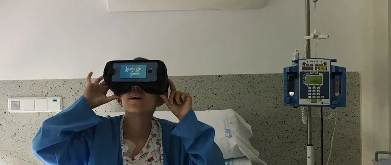 Realidad virtual para niños y adolescentes con cáncer