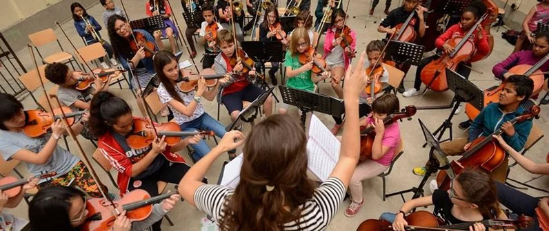 Música para la inserción social de niños y niñas