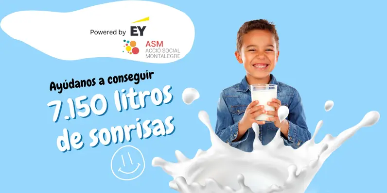 Dona litros de leche para que los más vulnerables del Raval sigan creciendo