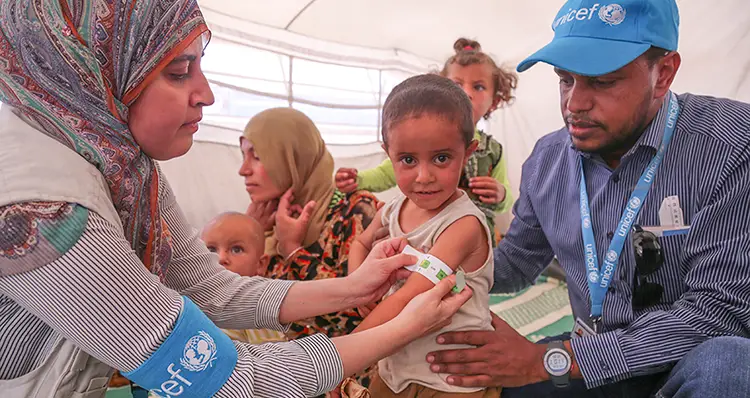Nutrición infantil en Siria