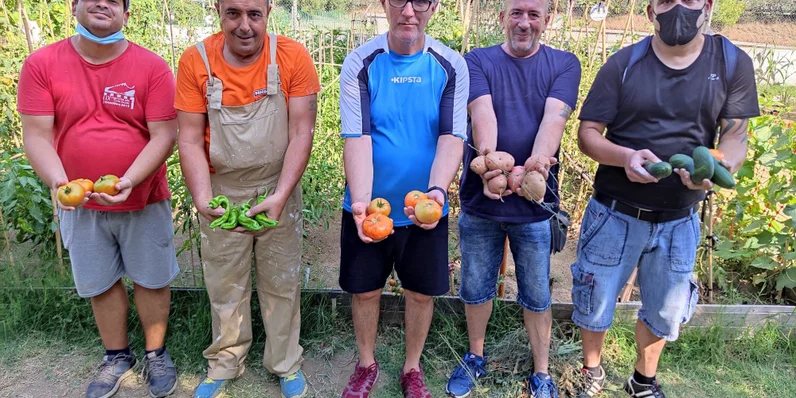 Huertos terapéuticos para pacientes de salud mental