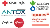 Asociación Navarra para la Investigación, Prevención y Tratamiento de Adicciones (ANTOX), la Fundación Integra, la Fundación Acción contra El Hambre, Igaxes y Cruz Roja