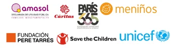 AMASOL - CARITAS - PARIS365 - MENIÑOS - FUNDACIÓN PERE TARRÉS - SAVE THE CHILDREN - UNICEF